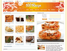 Tablet Screenshot of 1001recipe.com